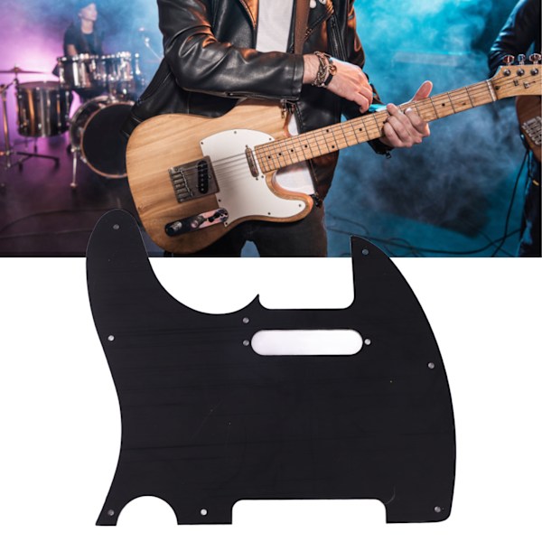 Gitarr Pickguard 3-lagers PVC Repskydd Dekorativ Elektrisk Gitarr Skyddsplatta för Telecaster-stil