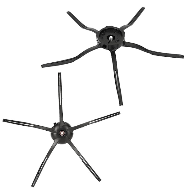 2 stk. sidebørste-reservedele til XIAOMI Roborock S6 S5 E35 E2 fejemaskine sort