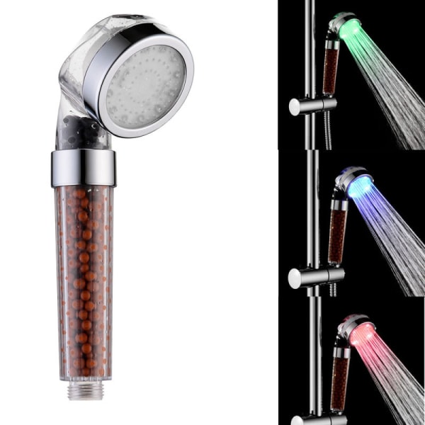 Led Duschkopf, Led Duschkopf med Färgväxling, Ingen