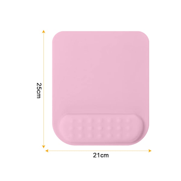 Ergonomisk musmatta i mikrofiber med minnesskum och handledsstöd