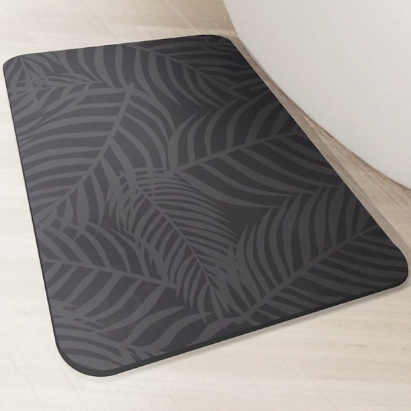 Modern Design Badrumsmatta i Sten, Elegant &amp; Modern Design Halkfri Design Diatoméjord Halkfri Duschmatta i Sten, Snabbtorkande Absorberande Badmatta