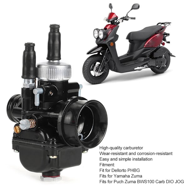 19MM Förgasare Carb Delar för BWS100 50cc 90cc Passar för Yamaha Zuma