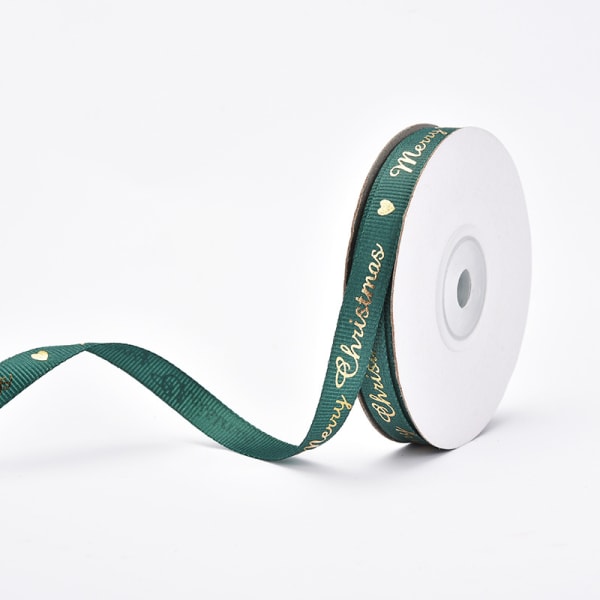 Holiday Christmas Grosgrain Ribbon Set för presentpaket