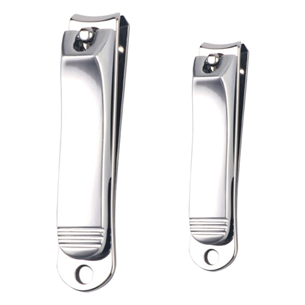 Nail Clippers Set - 2 Pack Stainless Steel, Professional Fingernail & Toenail Clippers for Thick Nails$Nail Clipper Set