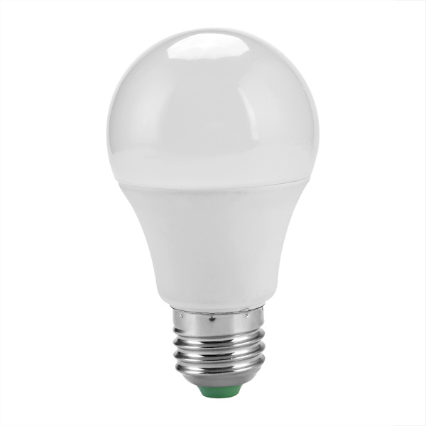 E27 10W RGBW LED Värillinen lamppu, kaukosäätimellä, kylmä valkoinen