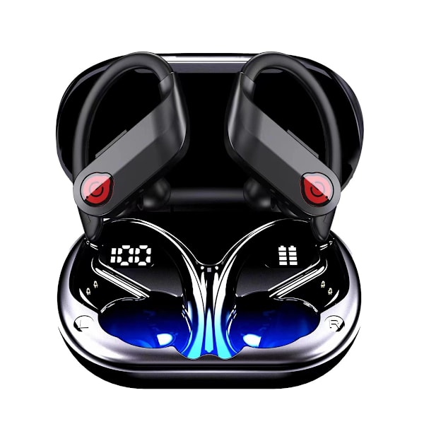 1 kpl langattomat korvan päälle asetettavat juoksukuulokkeet, melunvaimennuksella varustetut Bluetooth-kuulokkeet