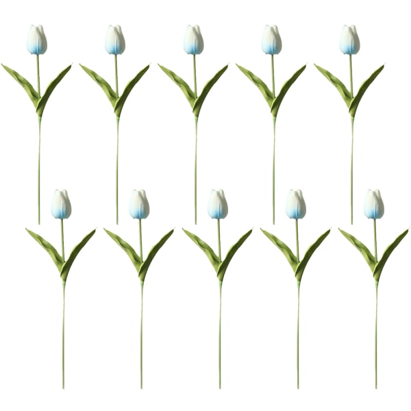 PU Konstgjorda Tulpaner Real Touch Konstgjorda Blommor Arrangemang
