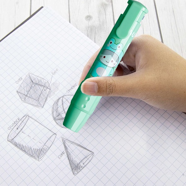 Kreative tegneserie viskelæder Retractable Pen Form viskelæder