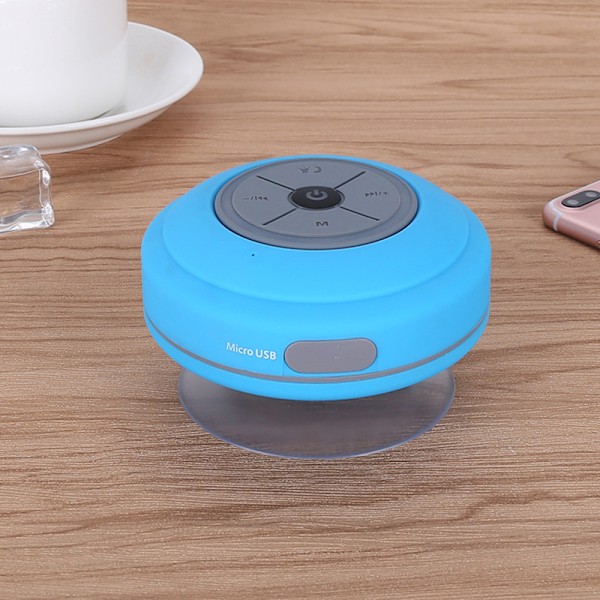 Vattentålig Bluetooth LED-duschhögtalare FM-radio