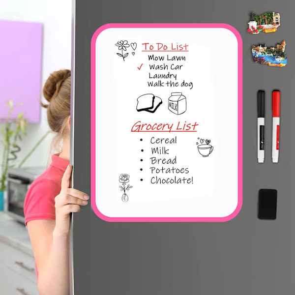 Magnetisk whiteboard - enkel å skrive på og rengjøre, fleksibel