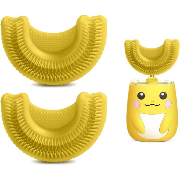 Automatisk tandbørste U-formede hoveder lavet af fødevaregodkendt silikone