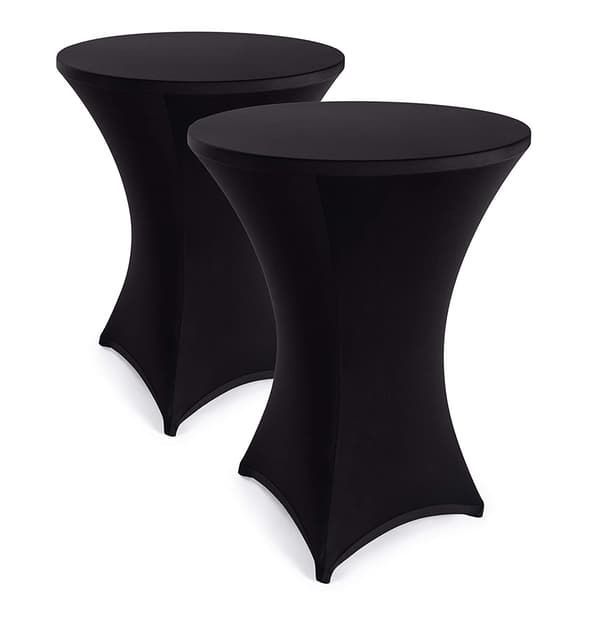 2-pack Stretchöverdrag Ståbord Överdrag - Elegant Ståbordsöverdrag