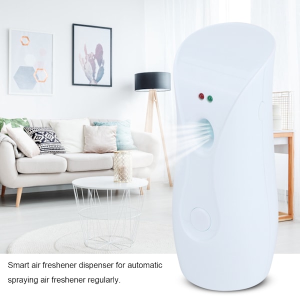 Hälsosam och miljövänlig aromdiffuser, batteridriven för kontinuerlig doftsättning i badrum, hotell och kontor