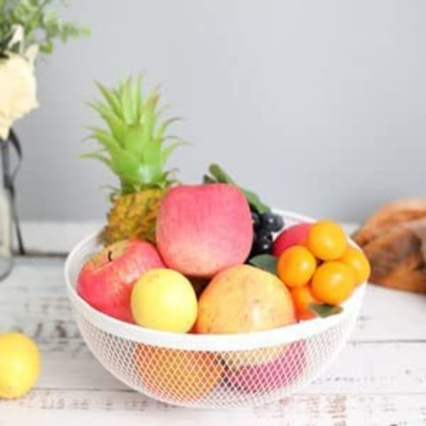 JHY DESIGN Metallnät Fruktkorg 10,5'' Diameter Stor Godis