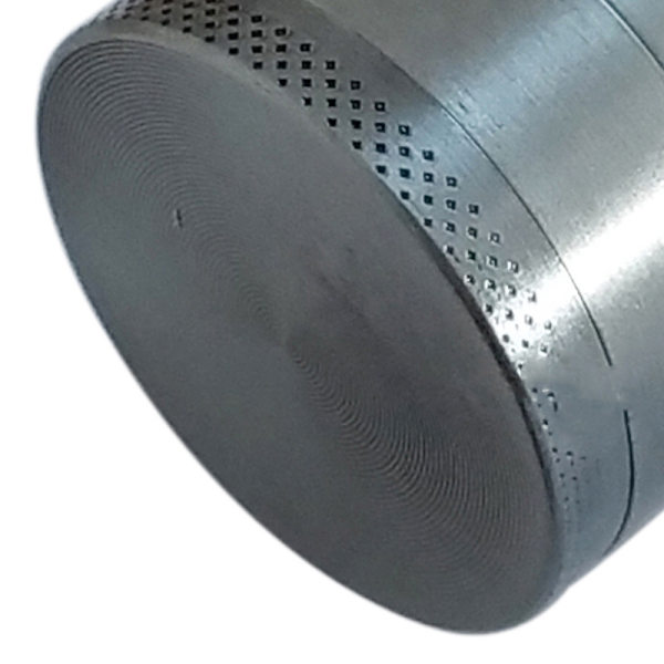Bladmønsterkvern Fargerik Sink-legering Manuell Bærbar Sliper Knuser Slipeskive Gave Dia 4CM