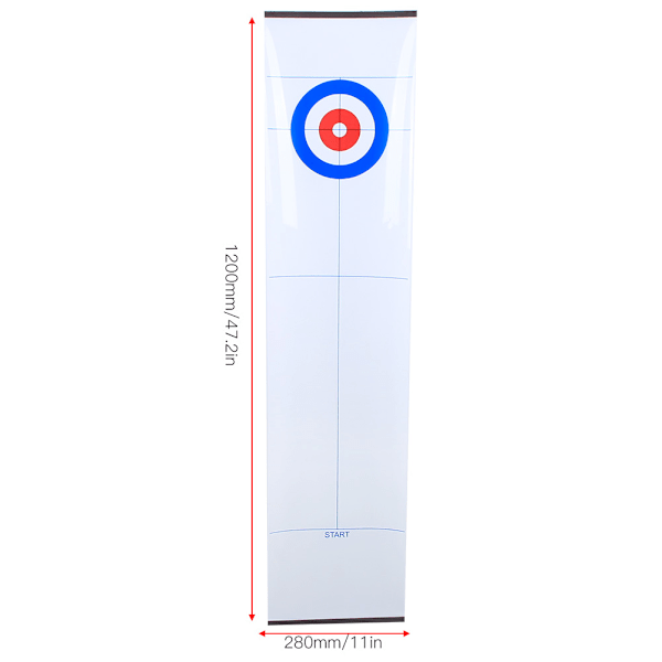 Pedagogisk tävling för alla åldrar, portabelt inomhusspel som förbättrar intellektuell utveckling, mini curling-set för familjen