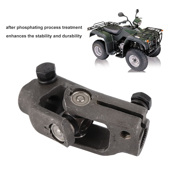 22T Dobbelt D Fosfateret Universal Styrebolt U Led 14mm Huldiameter til ATV UTV Go Cart