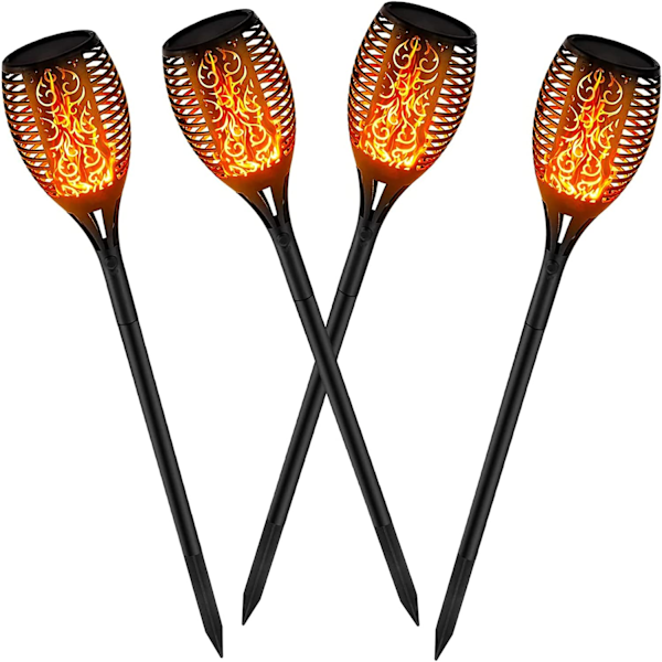 kefflum 4x aurinkotulivalo aurinkopuutarhavalaisimet 96 Led