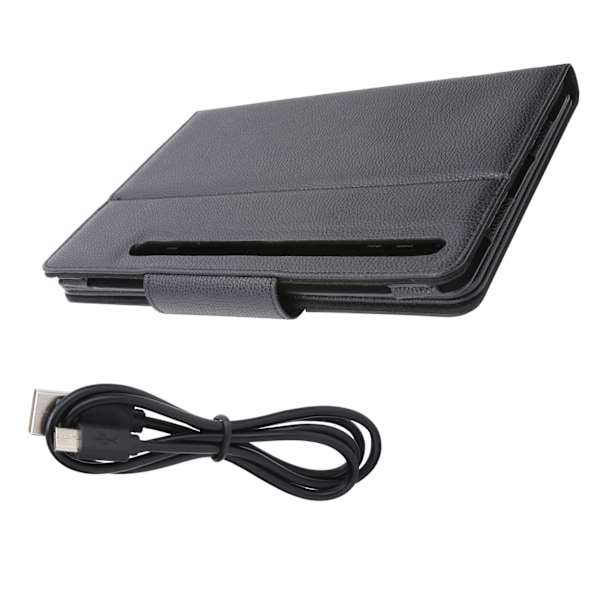 Bluetooth-tangentbord med fodral för Samsung Galaxy Tab S7 11 tum T870 T875 Läderställ Svart