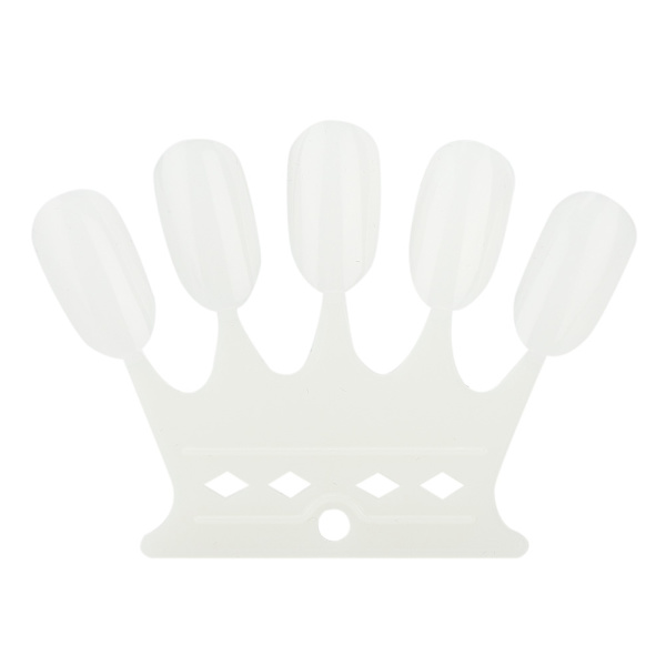 50 stk. neglekunst øvetips manicure polish gel farve display neglelak visningsværktøj 4#