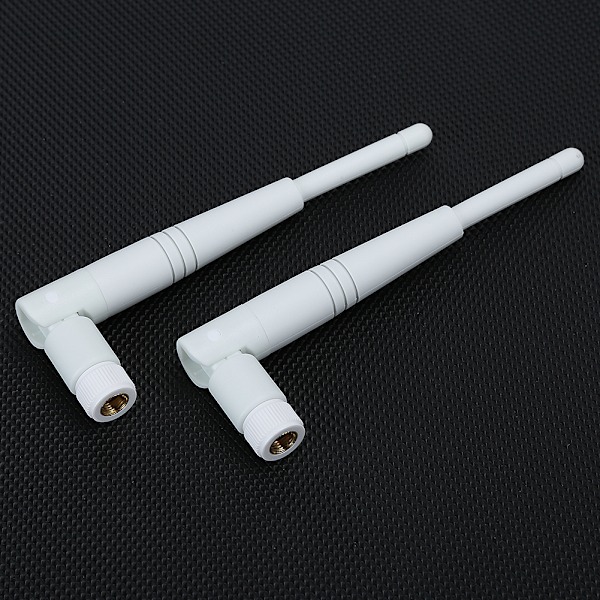 2 stk. 2.4G/ 5G Dual Band WiFi-antenne 4DBi Omni RP‑SMA Interface-antenne