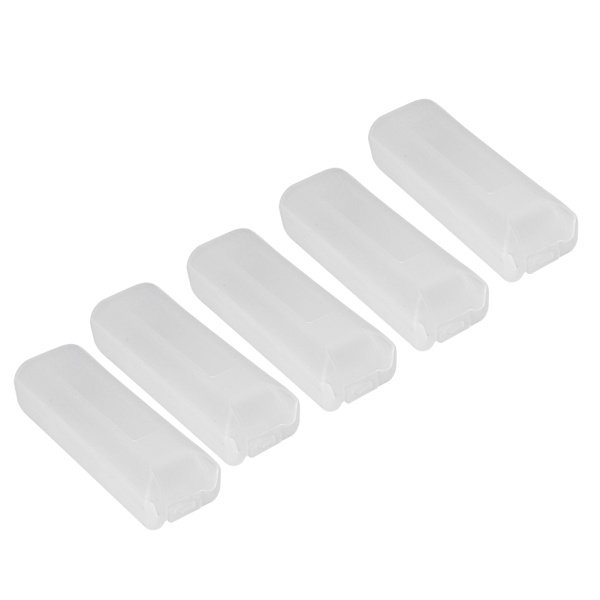 5PCS Vattentät Batterilåda Batteriarrangör Förvaringsväska för Enskild 18650 Batteri