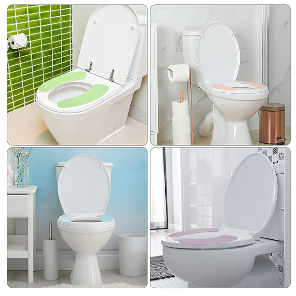 Kylpyhuoneen lämmitin WC-istuimen kansipehmusteet  Uudelleenkäytettävä WC-istuimen kansi