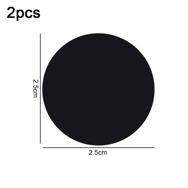 2 rull 1000 STK 1” rund fargekoding sirkel prikk klistremerke