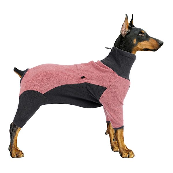 Vinterjackor och vinterrockar för hundar fleece overall hund fleece jacka vinterrock stora hundar vinterkläder för små medelstora husdjur inomhus