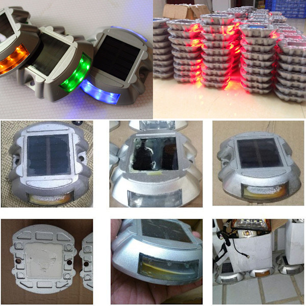 1 Pack Solcellsbelysning för däck LED Uppfart Ljus Dock Ljus för trappsteg