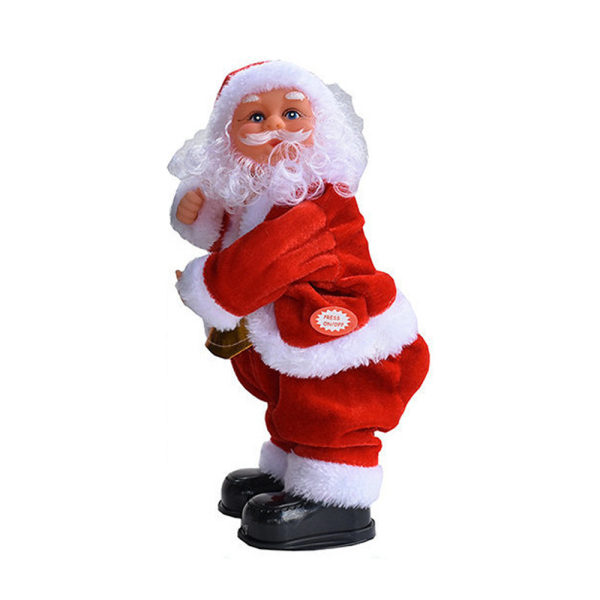 Christmas decorations shaking ass electric music Santa Claus dol