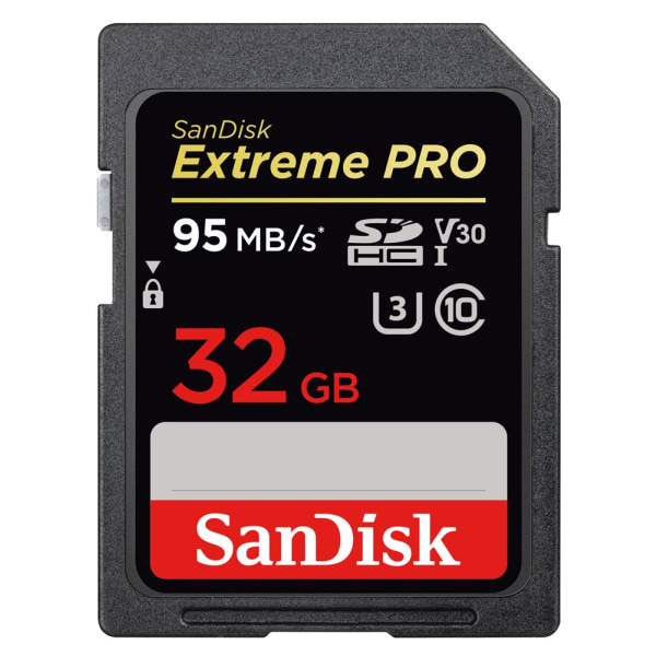 Sandisk Extreme PRO SDHC 32GB 95MB/sekund UHS-I minneskort