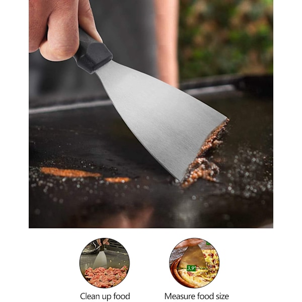 Outspark Multi-Purpose BBQ Tool Kit 3 Spatulas, 1 Chopper