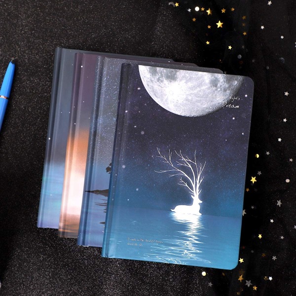 Hardcover Subject Notebook Travel Journal med kreativt sött