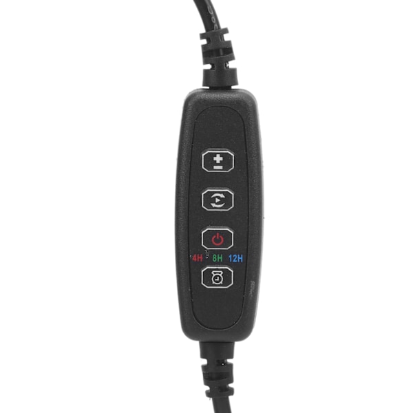 Akvariebelysning Vandtæt Akvarielys med LED-lys 3 Tilstande Dæmpbar 100‑240VEU Stik 48CM