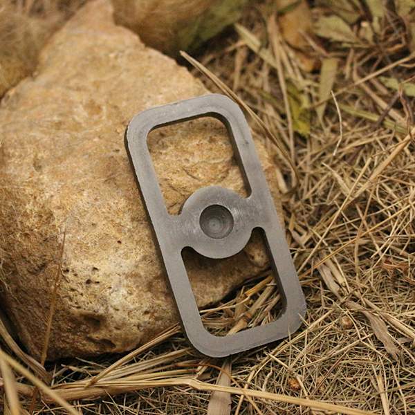 Udendørs Flintstarter Sæt i Kulstofstål - Primitiv Ildstedsstarter til Camping og Overlevelse