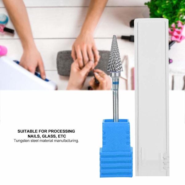 Negleboremaskine, Tungsten Stål Neglekunst Manicure Boremaskiner
