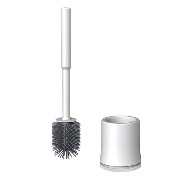 BOOMJOY Toalettborste och hållare set, Silikonborst Badrum