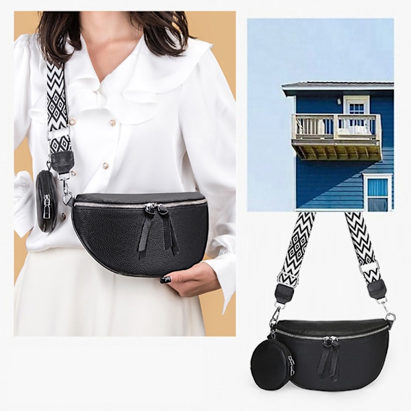 Dame Skulder Bag Liten - Kjede Skulderstropp Crossbody Bag - Lingge Bag Skulder Bag Kveldsbag Bybag Skinn Fast Multifunksjonell Bag