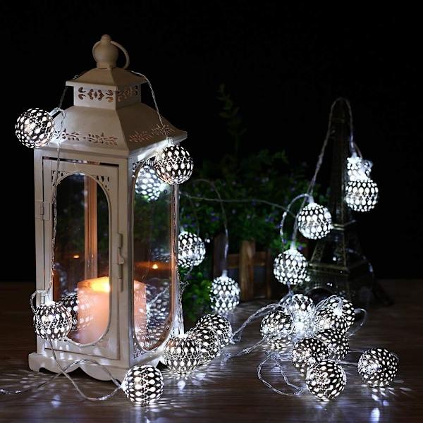 Qedertek LED Lichterkette innen Strombetrieben mit 30