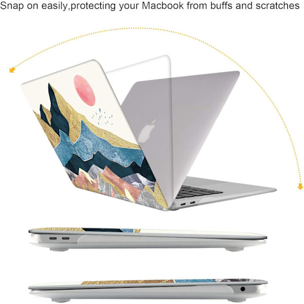 Apple Macbook -kannettavan suojakotelo - A-versio