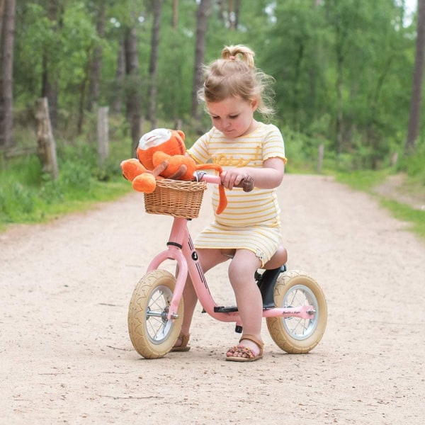 Sykkelkurv barn foran styrekurv, flettet flettet
