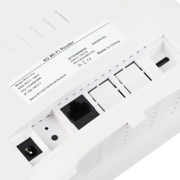 R311 Pro 4G WiFi-router 300 Mbps, understøtter flere enheder, 4G-modemrouter, WiFi-hotspot med SIM-kortslot, EU-stik 100-240V