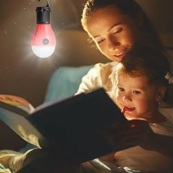 Campingtält Lantern Bulb Campingutrustning för campingvandring B red