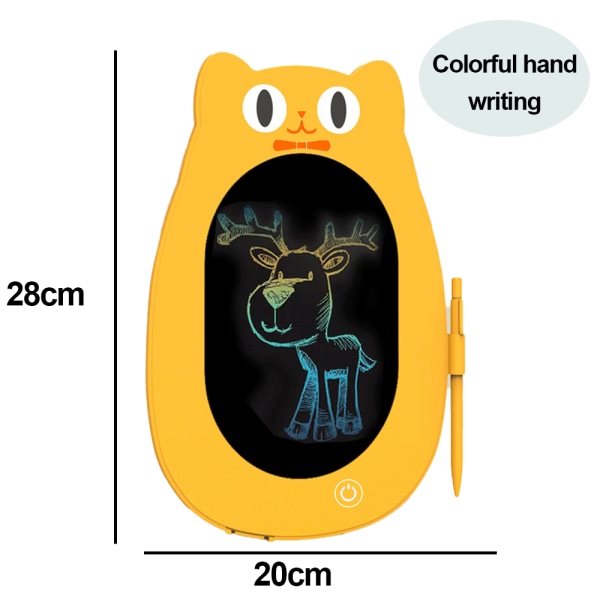 Søt tegneserie tegnebrett for barn leketøy gave, LCD-skriving