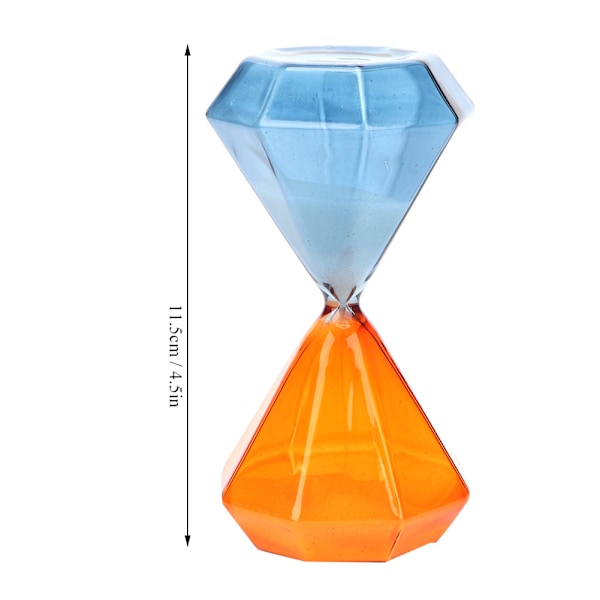 Färgglada Sandur, Visuell Timer för Barn med Tyst Paus, Elegant Dekorativt Timglas Tillverkat av Högkvalitativt Glas, Idealiskt Verktyg för Tidshantering