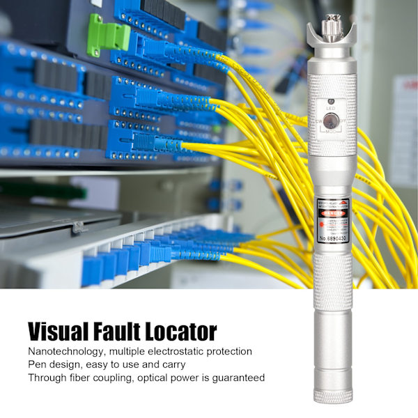 Fiberoptisk visuell feilsøker Anti Statisk 5mW 3 Moduser Nanoteknologi Fiberoptisk effektmåler for å oppdage fiberfeil