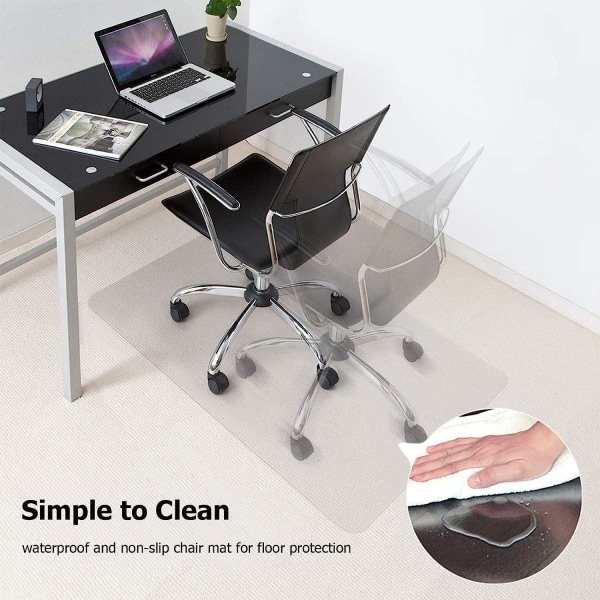 Bodenschutzmatte Bürostuhl Unterlage PVC Schreibtischunterlage