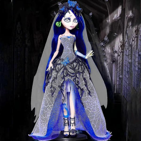 Monster.high Tim Corpse Bride Emily Skullector Docka Ny-Bra