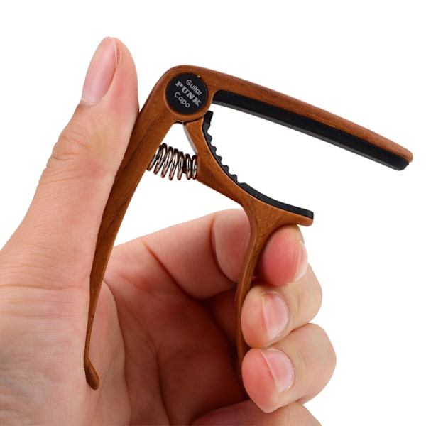Zink Alloy Gitarr Capo för Folk Elektriska Gitarrer med Strängstiftverktyg (#3)